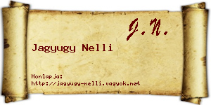 Jagyugy Nelli névjegykártya